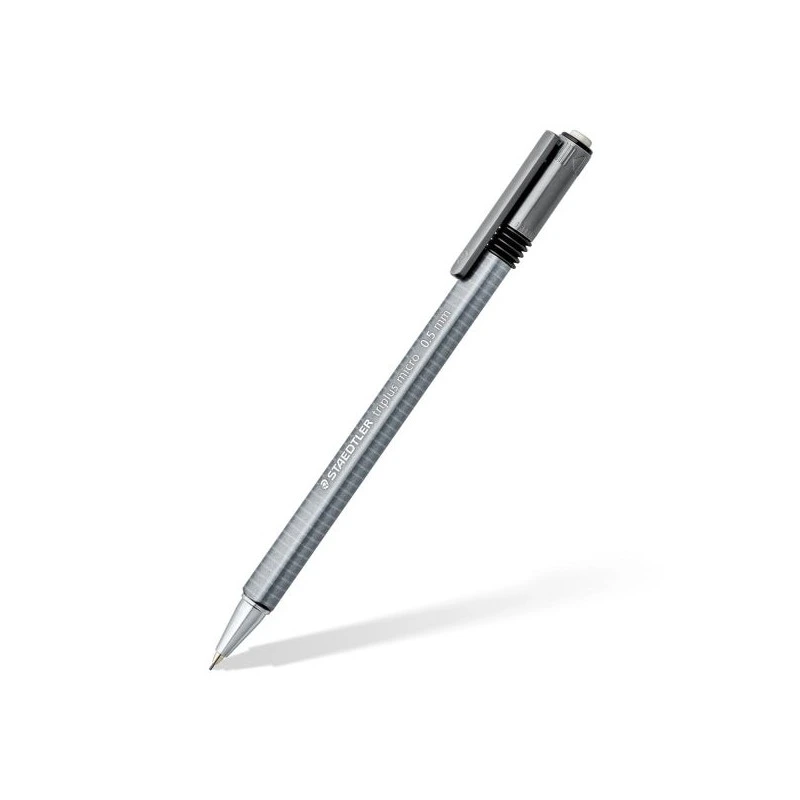 Staedtler Triplus Micro 774 Lapiseira 0.5mm - Design Triangular Ergonómico - Ponta de Metal Retrátil - Borracha Extralonga