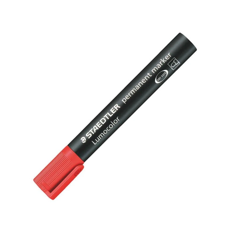 Staedtler Lumocolor 352 Marqueur Permanent - Pointe Ronde - Trait 2mm Environ - Capuchon avec Clip - Séchage Rapide - Couleur