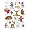 Apli Gomets Tematicos el Invierno - 276 Gomets en 12 Hojas - Ilustraciones Educativas - Adhesivo Removible - Ideal para