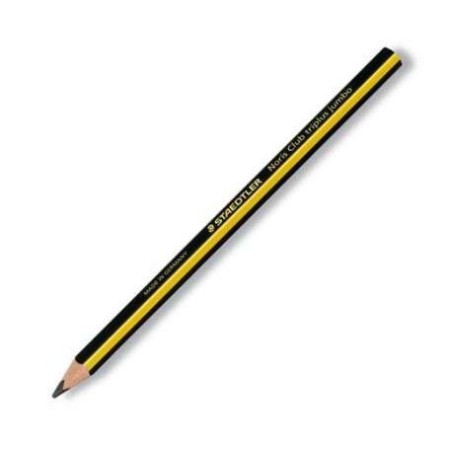Staedtler Noris 119 Jumbo Triangular Graphite Pencil - Ultra-Resistant 4mm HB2 Lead - Wood from Sustainable Forests