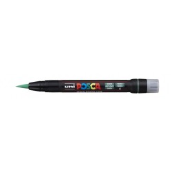 Posca PCF-350 Marcador de Pintura - Punta Acrilica Estilo Pincel - Tinta Pigmentada Base al Agua - Resistente a la Luz - No
