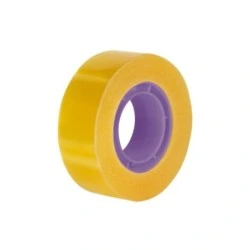 Milan Transparent Adhesive Tape - Size 19mm x 33m - Transparent Yellow