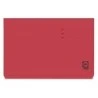 Gio By Elba Insert Folder with Pocket and Flap Folio Red - Hard-Wearing 320gsm Card - Pocket and Flap for Greater Protection