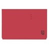 Gio By Elba Subcarpeta con Bolsa y Solapa Folio Rojo - Resistente Cartulina de 320gr - Bolsa y Solapa para Mayor Proteccion