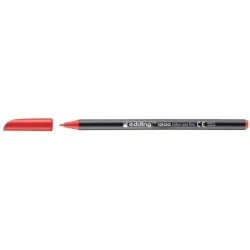 Edding 1200 Marcador - Ponta Redonda - Traço entre 0,5 e 1 mm. - Tinta com Base de Água - Cor Vermelha