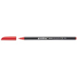 Edding 1200 Rotulador - Punta Redonda - Trazo entre 0.5 y 1 mm. - Tinta con Base de Agua - Color Rojo