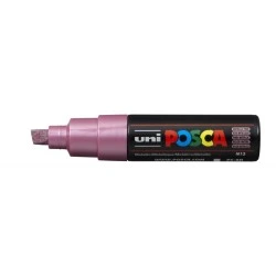 Posca PC-8K Marcador de Pintura - Punta Biselada Acrilica 8mm - Tinta Base al Agua - Resistente a la Luz - No Permanente