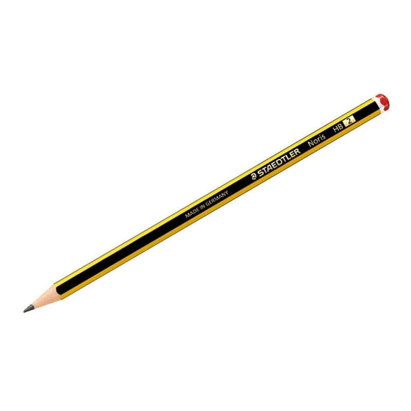 Staedtler Noris 120-2 HB Hexagonal Graphite Pencil - Ultra-Strong 2mm Lead - Wood from Sustainable Forests