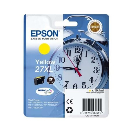Epson T2714 (27XL) Jaune Cartouche d'encre Original - C13T27144012