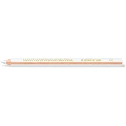 Staedtler Jumbo Noris 128 Triangular Colouring Pencil - 4mm Lead - Break Resistance - Ergonomic Design - White