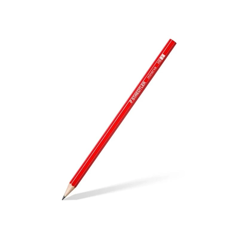 Staedtler Minerva HB Hexagonal Graphite Pencil - Wood from Sustainable Forests - For Writing and Drawing