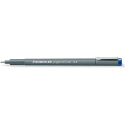 Staedtler Pigment Liner 308 Rotulador Calibrado - Trazo 0.3mm - Secado Rapido - Color Azul