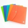 Oxford Urban A4 Enveloppe Porte-Documents en Plastique Rigide Translucide A4 - Capacité jusqu'à 40 Feuilles - Fermeture à