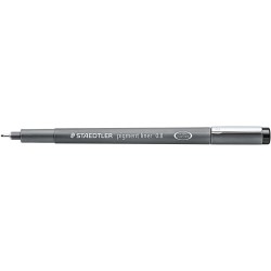 Staedtler Pigment Liner 308 Fineliner - 0.8mm Line Width - Quick Drying - Black