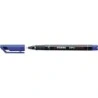 Stabilo OHPen Rotulador Permanente - Punta Fina - Trazo de 0.7mm - Agarre Antideslizante - Tapon Ventilado - Color Azul