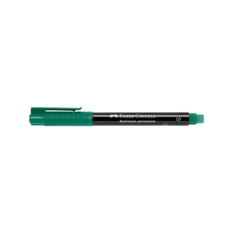 Faber-Castell Multimark Marqueur Permanent - Largeur de Trait 0.4mm - Gomme Intégrée - Résistant à la Lumière et à l'Eau