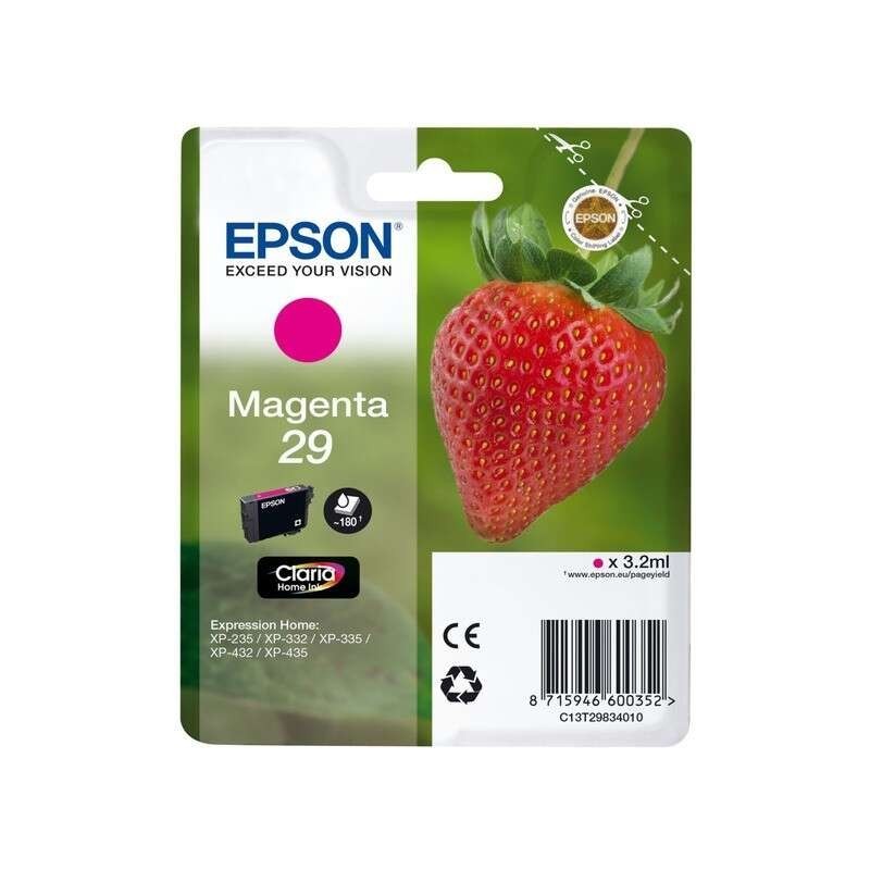 Epson T2983 (29) Magenta Cartouche d'encre Original - C13T29834012