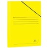 Mariola Pasta de Cartão Plastificado Fólio 500gr/m2 - Medidas 34x25cm - Fecho com Elástico - Cor Amarelo