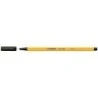 Stabilo Point 88 Fine Fibre Tip Pen - 0.4 mm Line Width - Water-Based Ink - Black