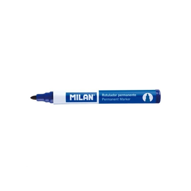 Milan Permanent Marker - Round Tip 4mm - Alcohol-Based Ink - Blue