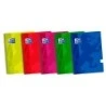 Oxford School Classic Fº Cahier Spirale - Couverture en Plastique - Réglure 3.5 avec Marge - 80 Feuilles - Coloris Assortis