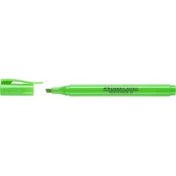 Faber-Castell Textliner 38 Surligneur Fluorescent - Corps Fin - Pointe Biseautée - Trait Épais et Fin - Encre à Base d'Eau