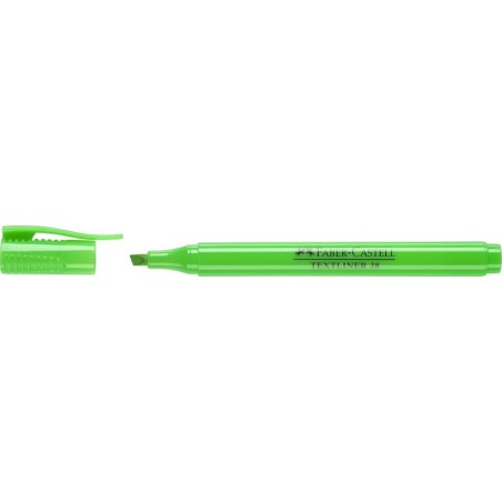 Faber-Castell Textliner 38 Surligneur Fluorescent - Corps Fin - Pointe Biseautée - Trait Épais et Fin - Encre à Base d'Eau