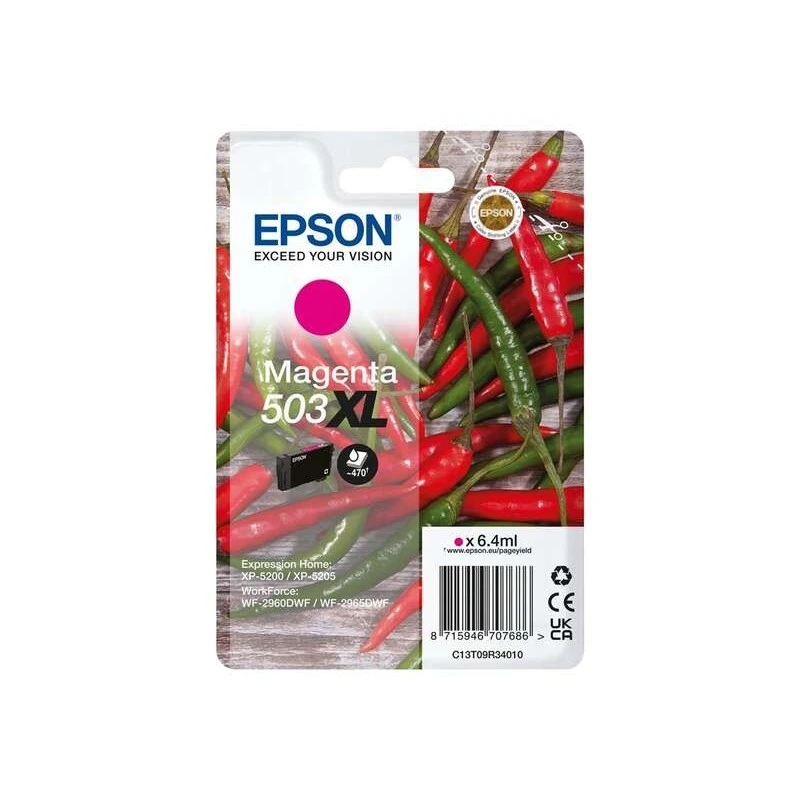 Epson 503XL Magenta Ink Cartridge Original - C13T09R34010