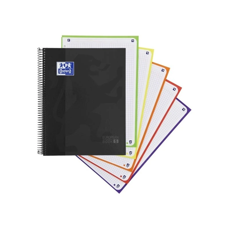 Oxford School Classic A4+ Europeanbook - Extra-Hard Cover - 50% Free Sheets - 5x5 - 120 Sheets