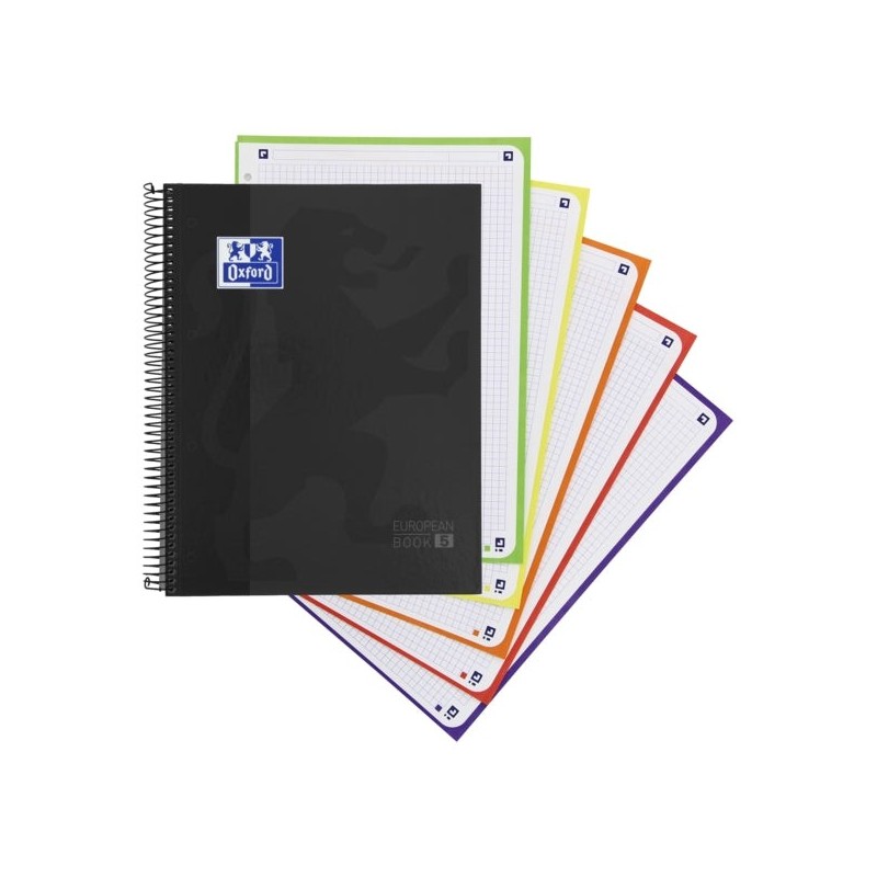 Oxford School Classic A4+ Europeanbook - Tapa Extradura - 50% Hojas Gratis - 5x5 - 120 Hojas