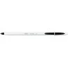 Bic Cristal Up Boligrafo de Bola - Punta de 1.2mm - Tinta con Base de Aceite - Cuerpo Blanco - Color Negro