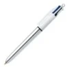 Bic 4 Colours Shine Esferográfica de Esfera Retrátil - Ponta de 1mm - Traço de 0.4mm - Tinta com Base Oleosa - Corpo