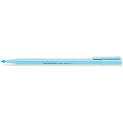 Staedtler Triplus Textsurfer 362 Fluorescent Marker - Line Width between 1 and 4mm approx. - Water-Based Ink - Colour Sky Blue