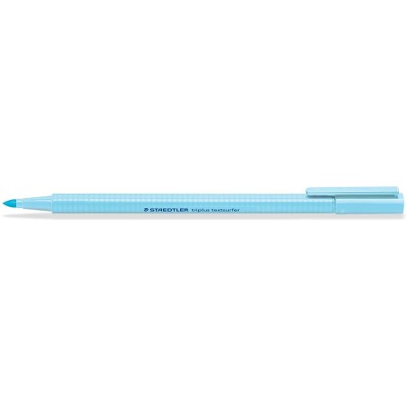 Staedtler Triplus Textsurfer 362 Surligneur Fluorescent - Tracé entre 1 à 4mm environ - Encre à Base d'Eau - Couleur Bleu Ciel