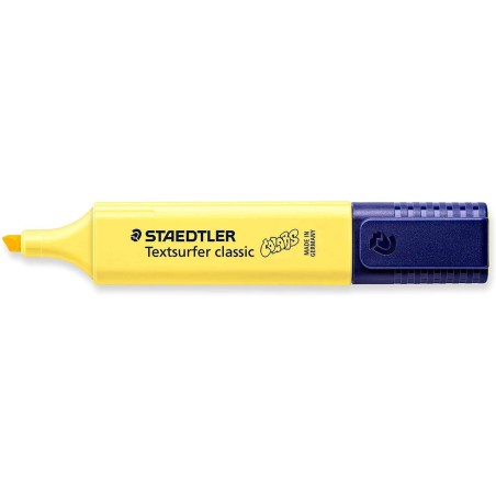 Staedtler Textsurfer Classic 364 Pastel Marcador Fluorescente - Ponta Biselada - Traço entre 1 - 5mm - Tinta com Base de Água