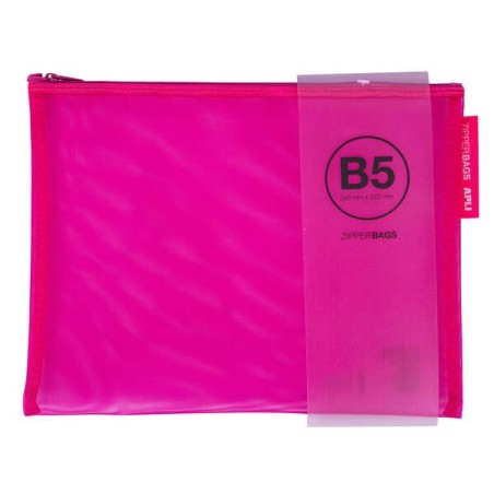 Apli Enveloppes Porte-Tout en Nylon Respirant - Taille B5 (290x223mm) - Résistantes et Durables - Idéales pour Tablettes et