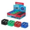 Erichkrause Multi - Plastic Pencil Sharpener with Two Holes - 8mm and 11mm Diameters - Assorted Colours