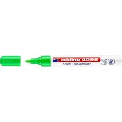 Edding 4095 Liquid Chalk Marker - Round Nib - Line Width between 2 and 3mm - Neutral Odour - Light Green