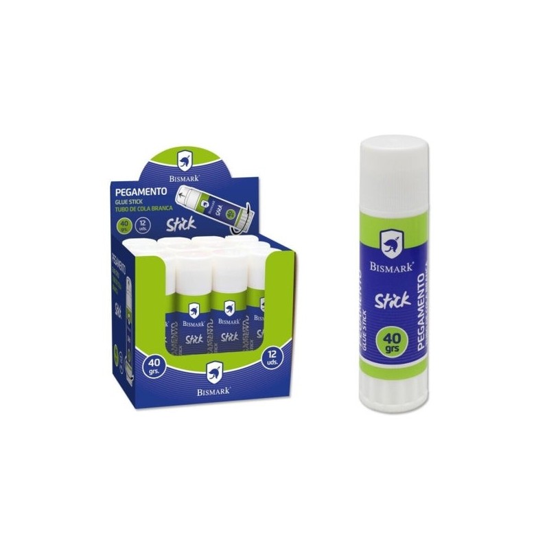 Bismark Bâton de Colle 40gr - Multiusages - Sans Solvants - Usage Scolaire