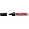 Edding 500 Rotulador Permanente - Punta Biselada - Trazo entre 2 y 7 mm. - Recargable - Secado Instantaneo - Color Negro