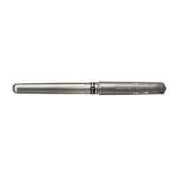 Uni-ball Signo Broad UM-153 Gel Ink Rollerball - 1mm Ball Tip - Fountain Pen Style Line - Rubber Grip - Silver