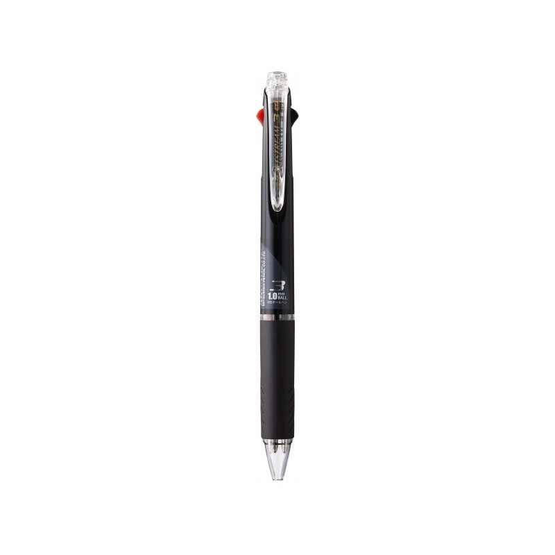 Uni-ball JetStream SXE3-400-10 Boligrafo Multiple - Punta de Bola 1mm - Tinta Resistente al Agua y Luz - Secado Instantaneo