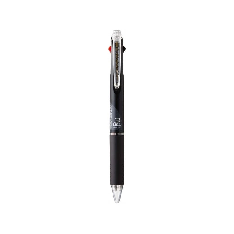 Uni-ball JetStream SXE3-400-10 Boligrafo Multiple - Punta de Bola 1mm - Tinta Resistente al Agua y Luz - Secado Instantaneo