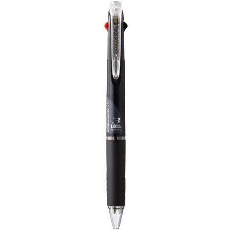 Uni-ball JetStream SXE3-400-10 Boligrafo Multiple - Punta de Bola 1mm - Tinta Resistente al Agua y Luz - Secado Instantaneo