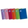 Oxford School Classic Write&Erase Fº Cahier Spirale - Couverture Extra-Rigide - Uni - 80 Feuilles - Coloris Assortis