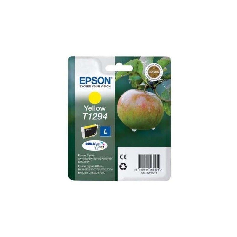 Epson T1294 Jaune Cartouche d'encre Original - C13T12944012