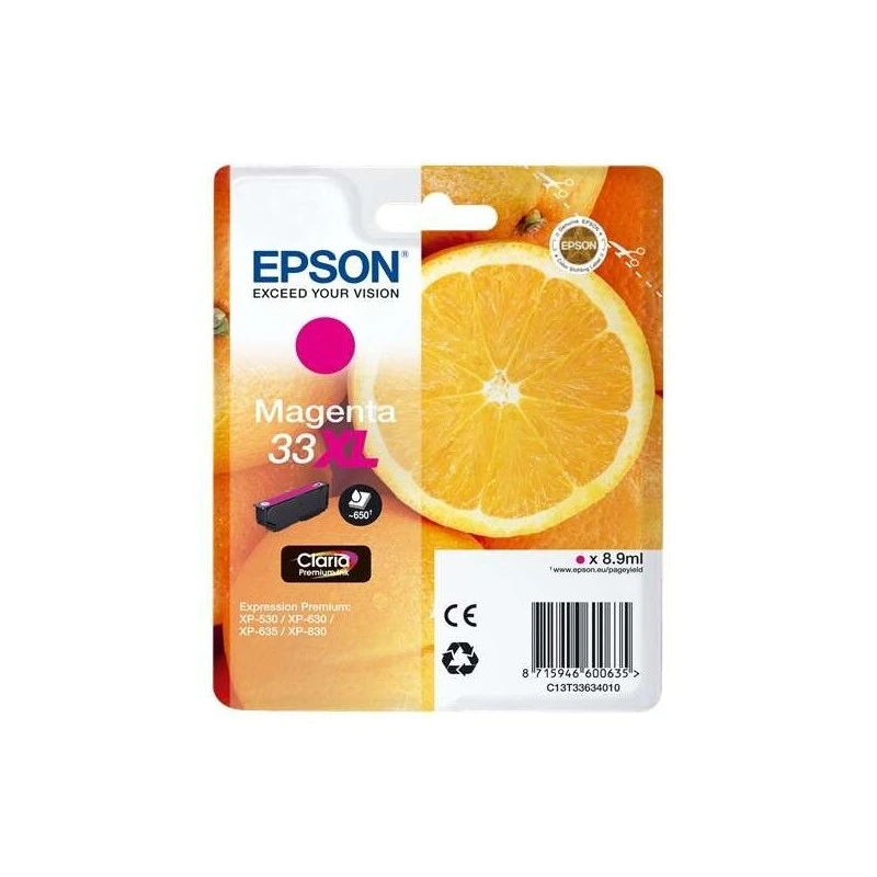 Epson T3363 (33XL) Magenta Ink Cartridge Original - C13T33634012