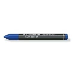 Staedtler Lumocolor Permanent Omnigraph 236 Cera Permanente Hexagonal - Resistente à Água - Diâmetro 12mm Aprox - Cor Azul