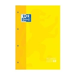 Oxford School Classic Recharge Encollée A4 80 Feuilles Quadrillage 5x5 - Encadré de la Couleur de la Couverture - Couverture