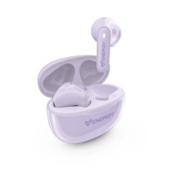 Energy Sistem PopBuds Auscultadores True Wireless - Bluetooth 6.0 - 20h Autonomia - Design Compacto - Cor Lilas